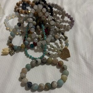 Multi-Color Beaded Bracelet Set